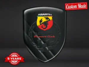 Fiat Abarth Car Windshield Stickers Limited Racing Customizable